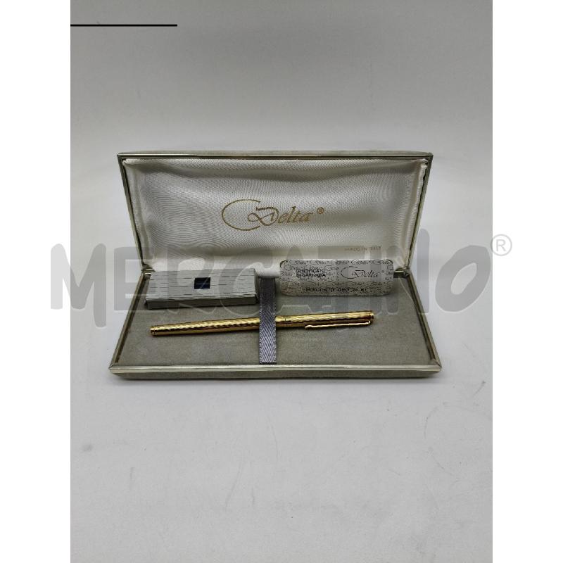 PENNA STILOGRAFICA DELTA 24 KT CON SCATOLA | Mercatino dell'Usato Roma talenti 1