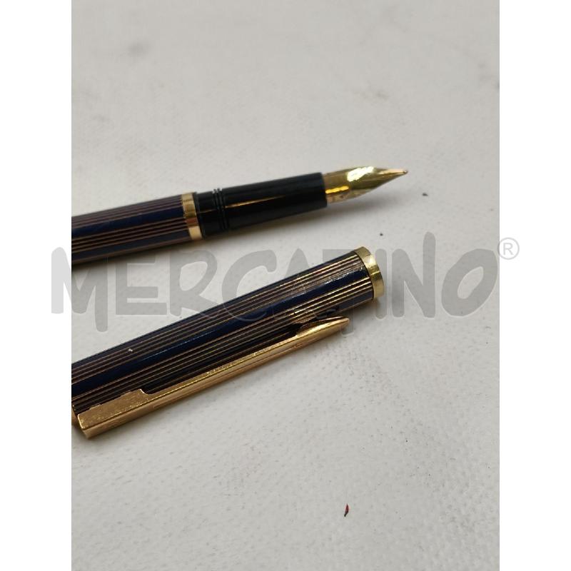 PENNA STILO WATERMAN RIGHE BLU/DORATE | Mercatino dell'Usato Roma talenti 2
