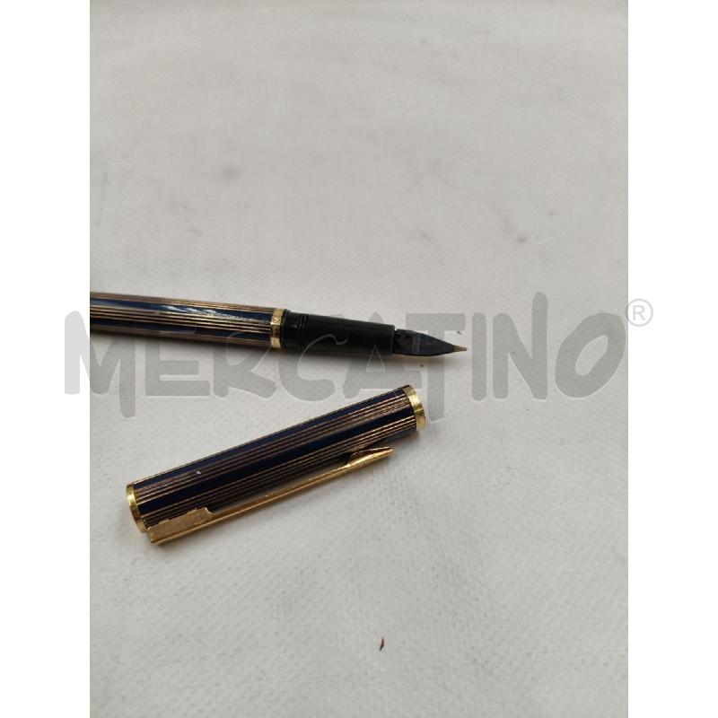 PENNA STILO WATERMAN RIGHE BLU/DORATE | Mercatino dell'Usato Roma talenti 3