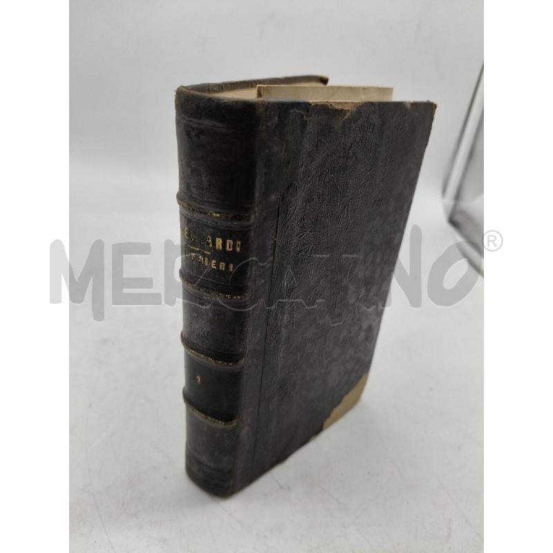 PENSIERI GIACOMO LEOPARDI VOL I 1898 | Mercatino dell'Usato Roma talenti 1