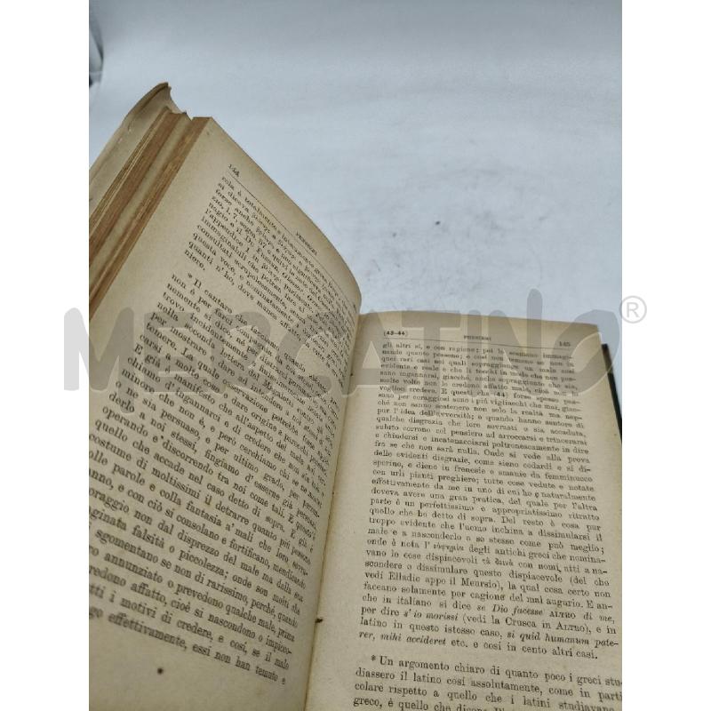 PENSIERI GIACOMO LEOPARDI VOL I 1898 | Mercatino dell'Usato Roma talenti 2