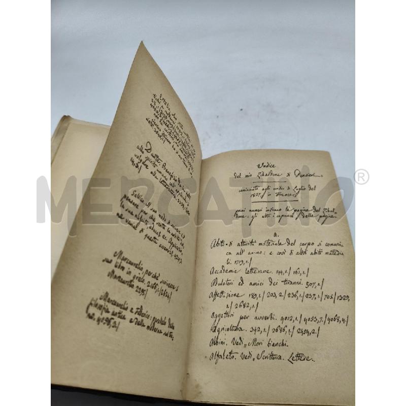 PENSIERI GIACOMO LEOPARDI VOL I 1898 | Mercatino dell'Usato Roma talenti 3