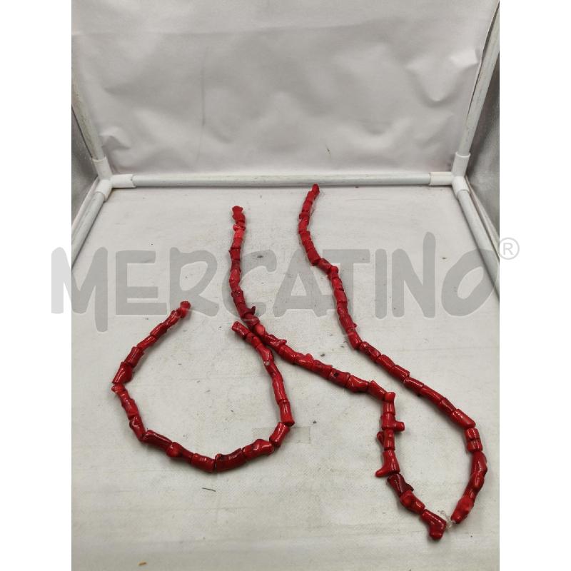 PERLINE CORALLO BAMBOO  | Mercatino dell'Usato Roma talenti 1
