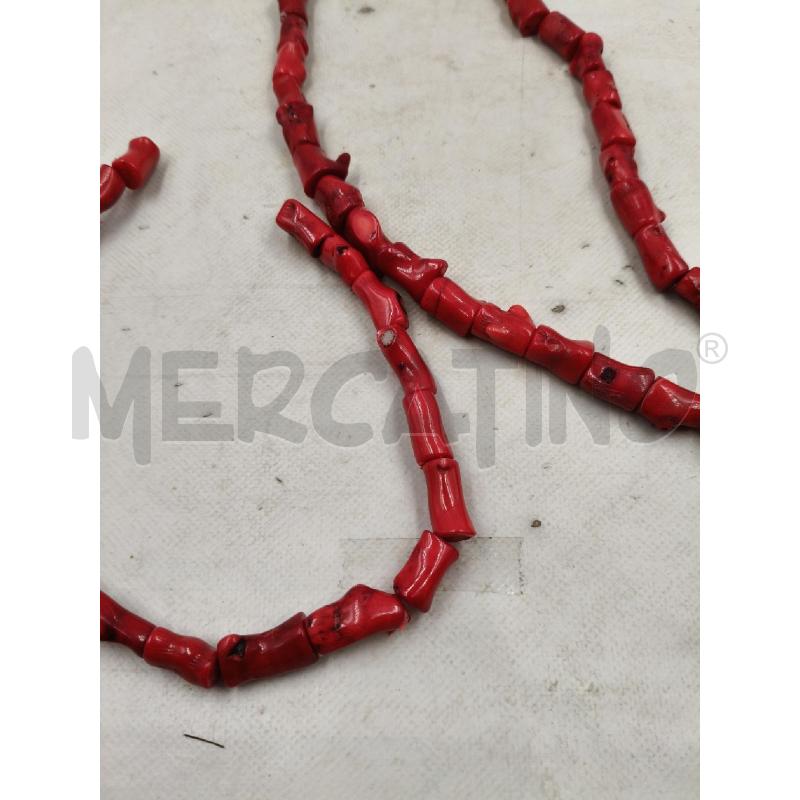 PERLINE CORALLO BAMBOO  | Mercatino dell'Usato Roma talenti 2