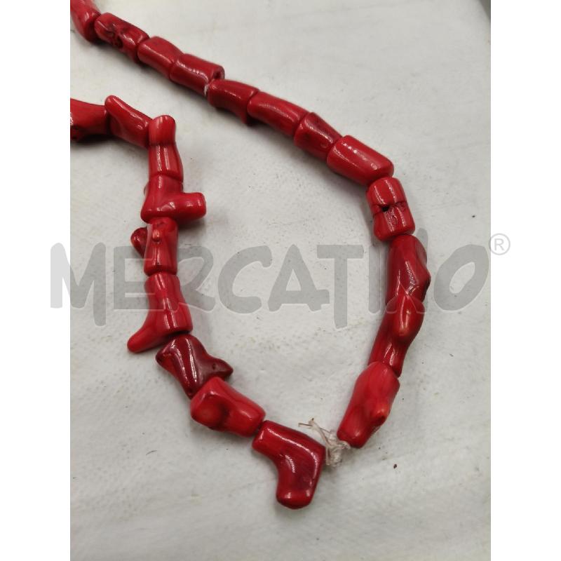 PERLINE CORALLO BAMBOO  | Mercatino dell'Usato Roma talenti 3