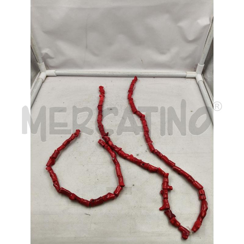 PERLINE CORALLO BAMBOO  | Mercatino dell'Usato Roma talenti 4