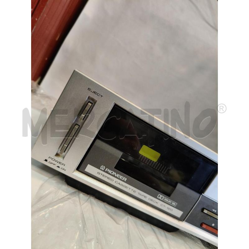 PIASTRA CASSETTE PIONEER CT-120 | Mercatino dell'Usato Roma talenti 2