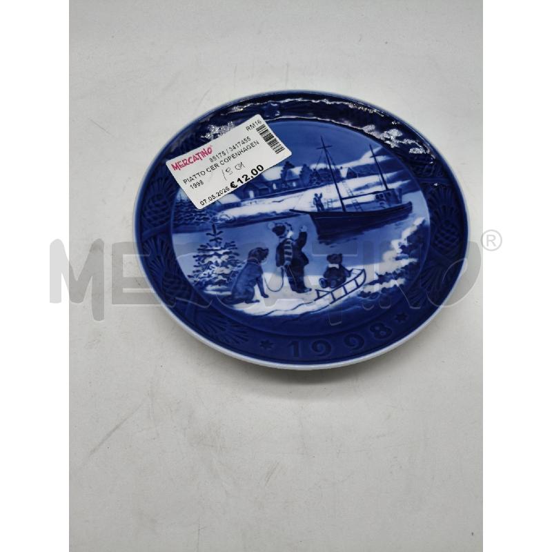 PIATTO CER COPENHAGEN 1998 | Mercatino dell'Usato Roma talenti 1