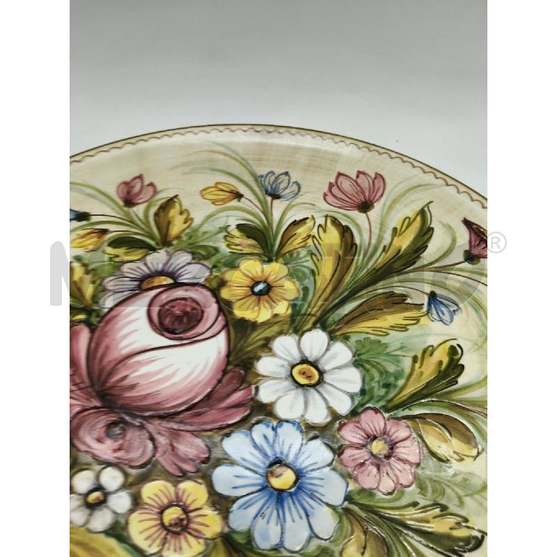 PIATTO FIORI CASTELLI | Mercatino dell'Usato Roma talenti 3
