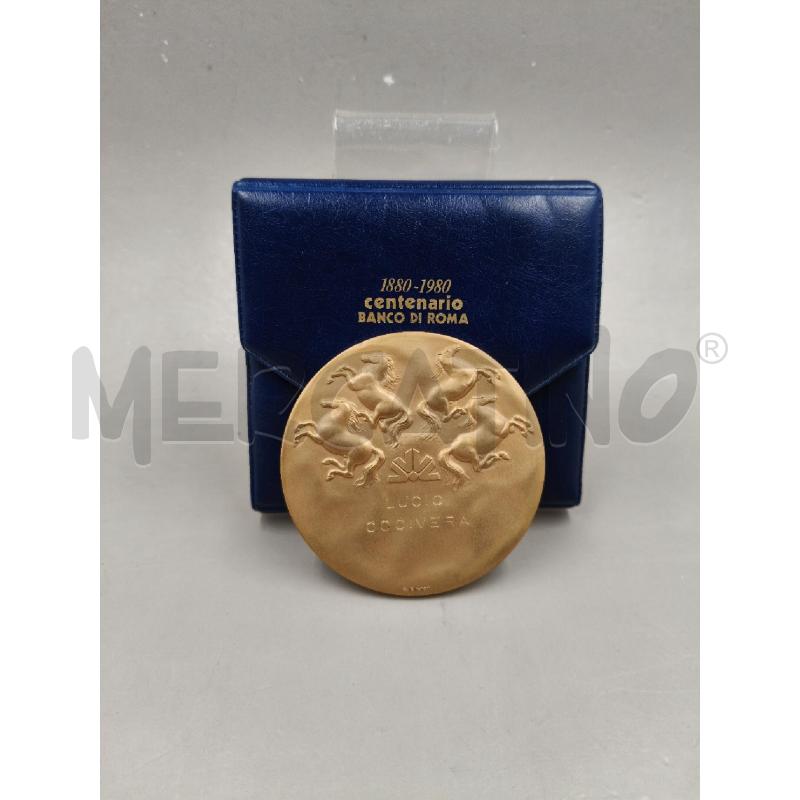 PLACCA BANCO DI ROMA VERDI 1880 1980 | Mercatino dell'Usato Roma talenti 2