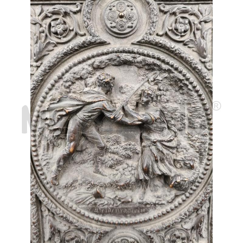 PLACCA BRONZO ALTORILIEVO EPOCA  | Mercatino dell'Usato Roma talenti 2