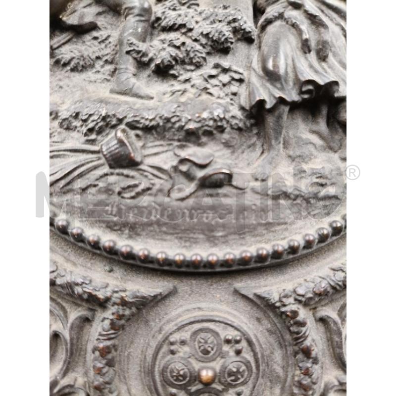 PLACCA BRONZO ALTORILIEVO EPOCA  | Mercatino dell'Usato Roma talenti 3