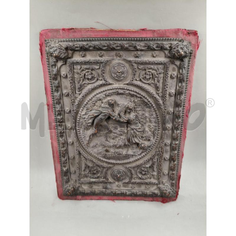 PLACCA BRONZO ALTORILIEVO EPOCA  | Mercatino dell'Usato Roma talenti 5