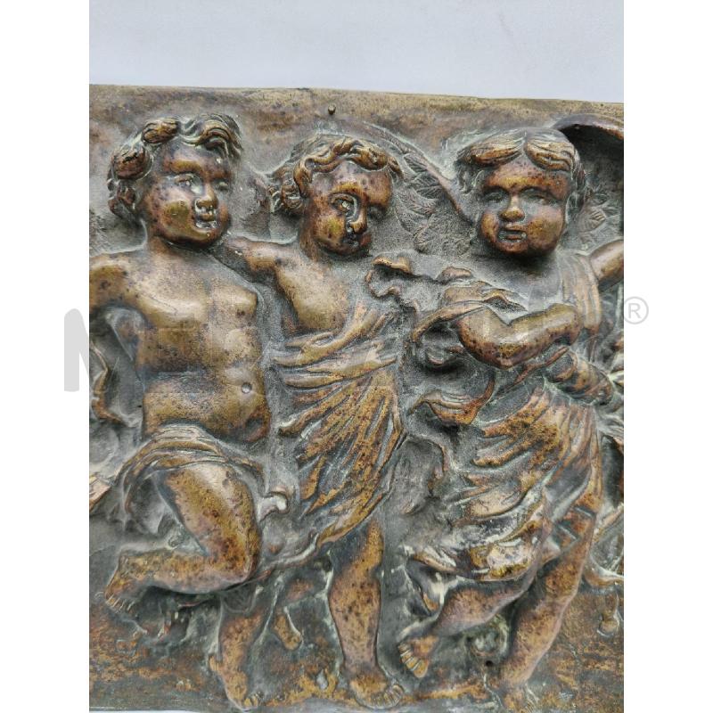 PLACCA BRONZO ANGELI LIBERTY | Mercatino dell'Usato Roma talenti 2