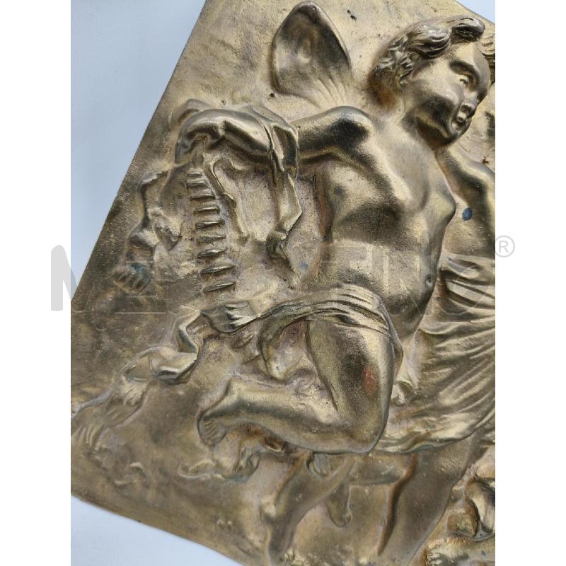 PLACCA BRONZO ANGELI LIBERTY | Mercatino dell'Usato Roma talenti 3