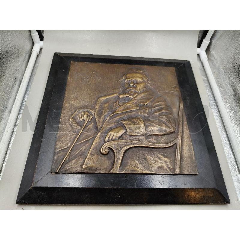 PLACCA BRONZO COMMEMORATIVA  | Mercatino dell'Usato Roma talenti 1