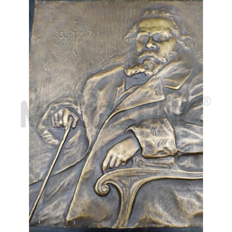 PLACCA BRONZO COMMEMORATIVA  | Mercatino dell'Usato Roma talenti 2