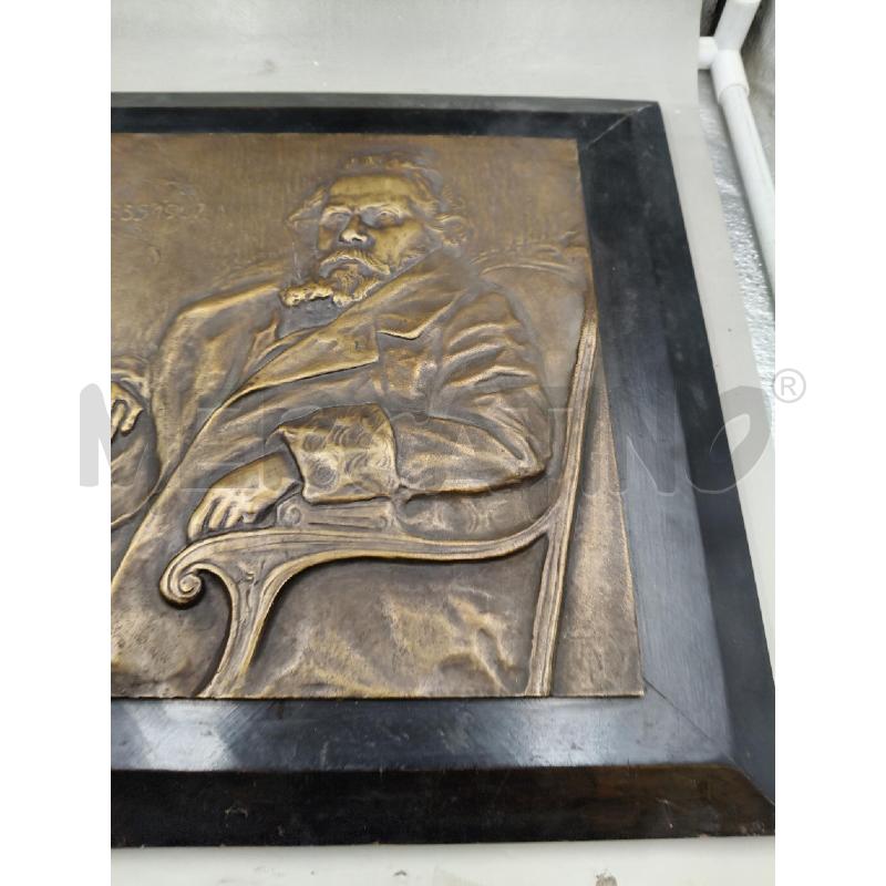 PLACCA BRONZO COMMEMORATIVA  | Mercatino dell'Usato Roma talenti 3