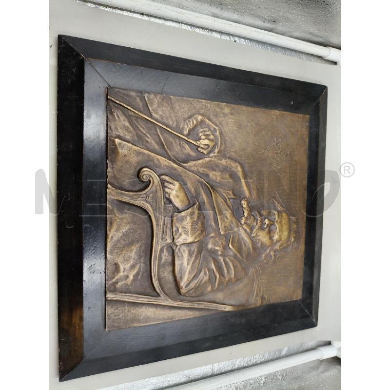 PLACCA BRONZO COMMEMORATIVA  | Mercatino dell'Usato Roma talenti 4