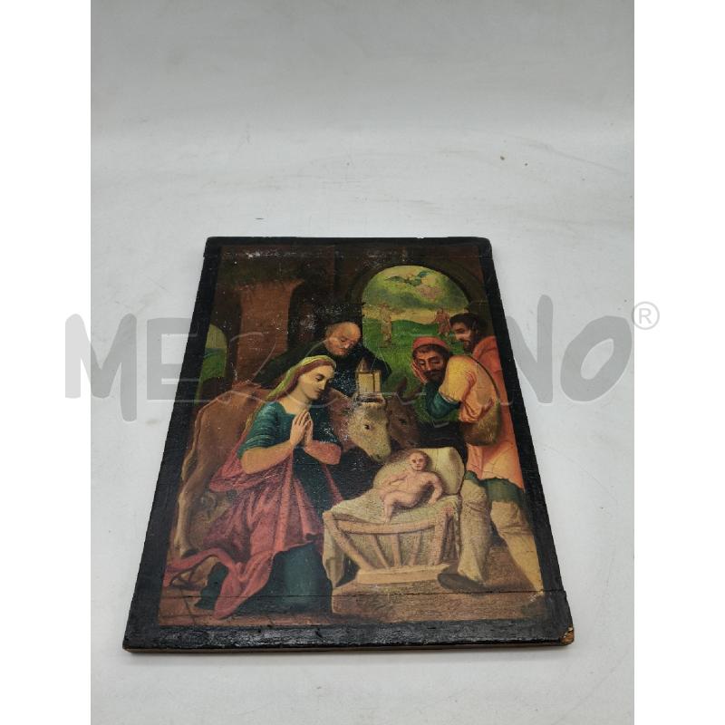 PLACCA LEGNO EP NATIVITA' | Mercatino dell'Usato Roma talenti 1