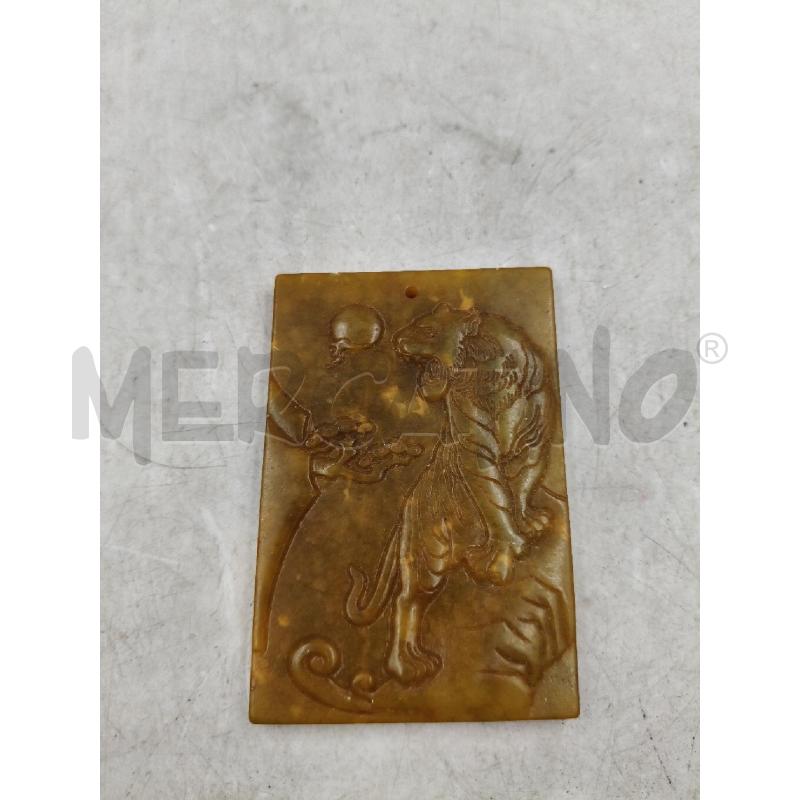 PLACCHETTA GIADA ORIENT TIGRE | Mercatino dell'Usato Roma talenti 1