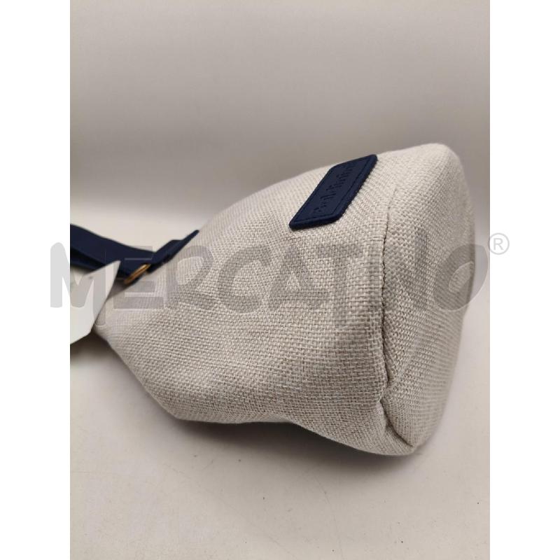 POCHETTE BALDININI CANVAS BEI MANIGLIA BLU | Mercatino dell'Usato Roma talenti 2