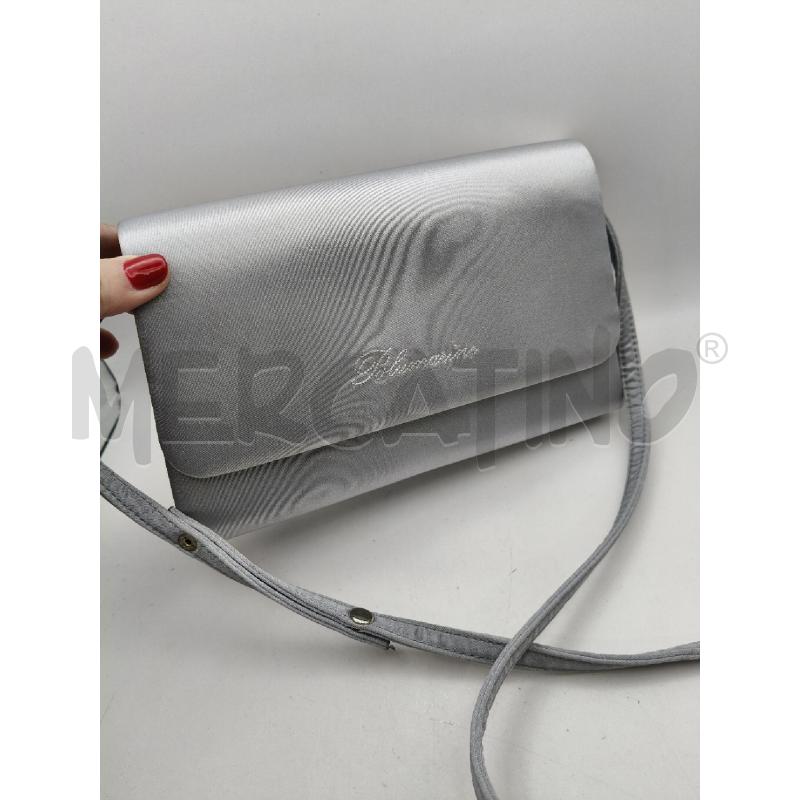 POCHETTE BLUMARINE ARGENTO LOG RIC | Mercatino dell'Usato Roma talenti 1