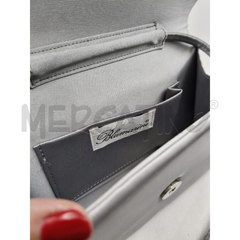 POCHETTE BLUMARINE ARGENTO LOG RIC | Mercatino dell'Usato Roma talenti 4