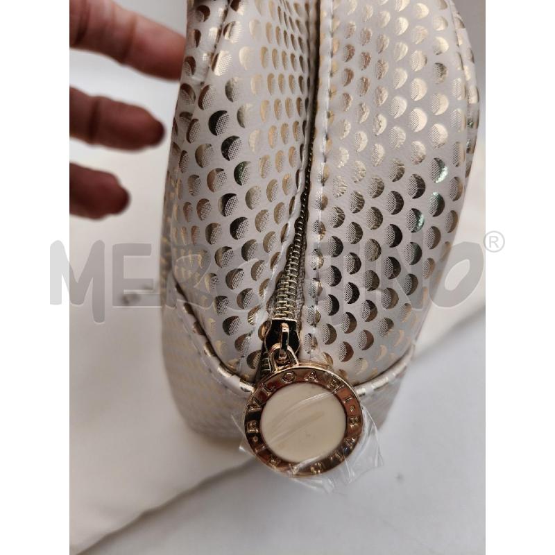 POCHETTE BULGARI PARFUM BEIGE ORO  | Mercatino dell'Usato Roma talenti 2