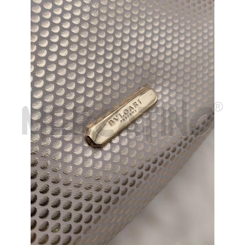 POCHETTE BULGARI PARFUM BEIGE ORO  | Mercatino dell'Usato Roma talenti 3