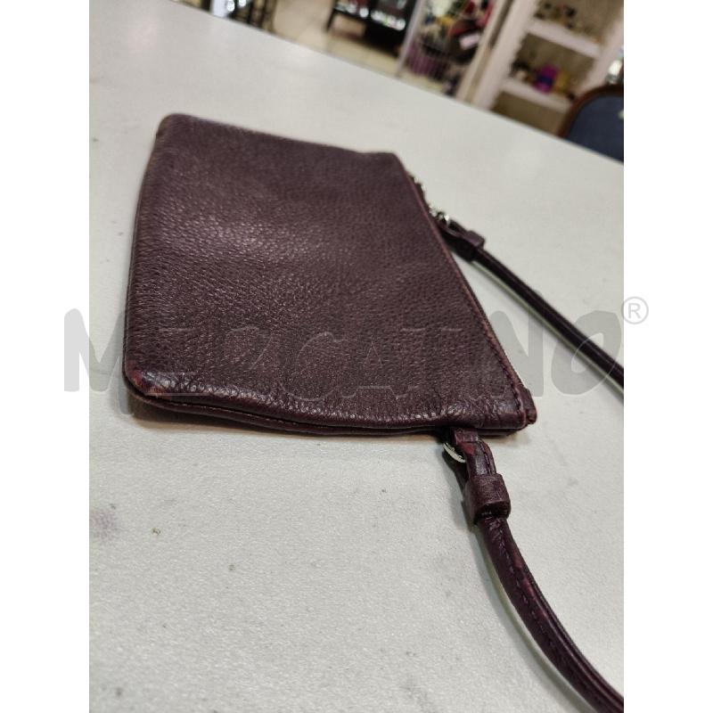 POCHETTE BUSTA COCCINELLE PELLE MART VIOLA | Mercatino dell'Usato Roma talenti 3