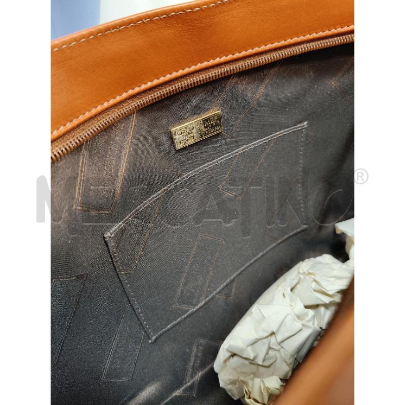 POCHETTE BUSTA FENDISSIME ARANCIO MONETA DORATA  | Mercatino dell'Usato Roma talenti 4
