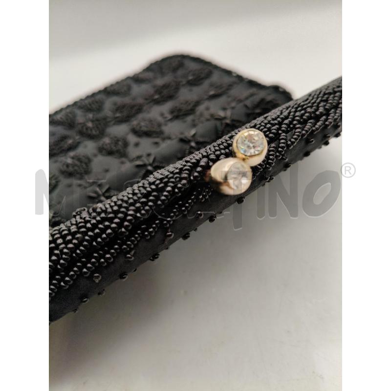 POCHETTE BUSTA NE DECO PERLINE FOGLIE CHIUS SFERE DOR PIETRA  | Mercatino dell'Usato Roma talenti 2