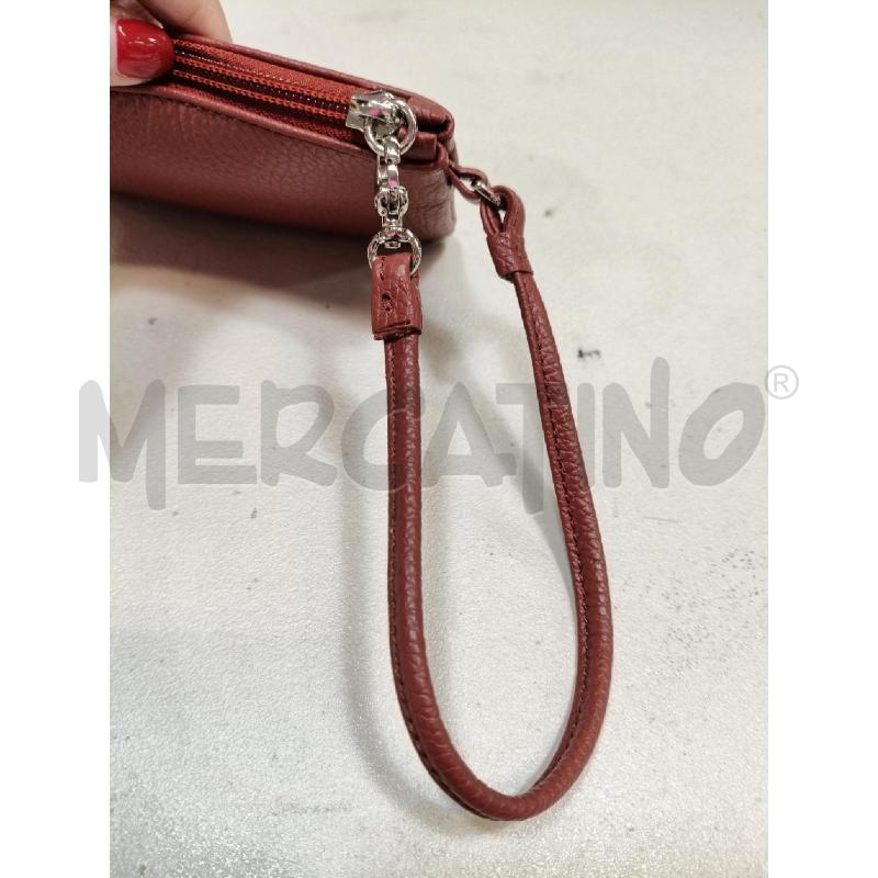 POCHETTE BUSTINA COCCINELLE BORD PELLE MART  | Mercatino dell'Usato Roma talenti 3