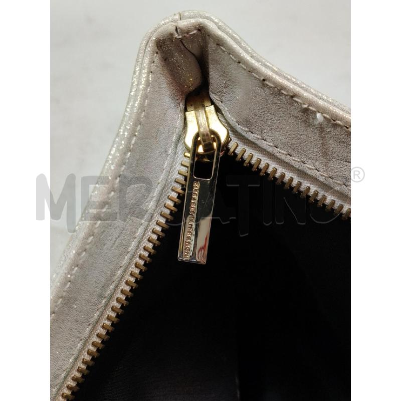 POCHETTE ELISABETTA FARNCHI GRI BEILL LOGO DOR  | Mercatino dell'Usato Roma talenti 5