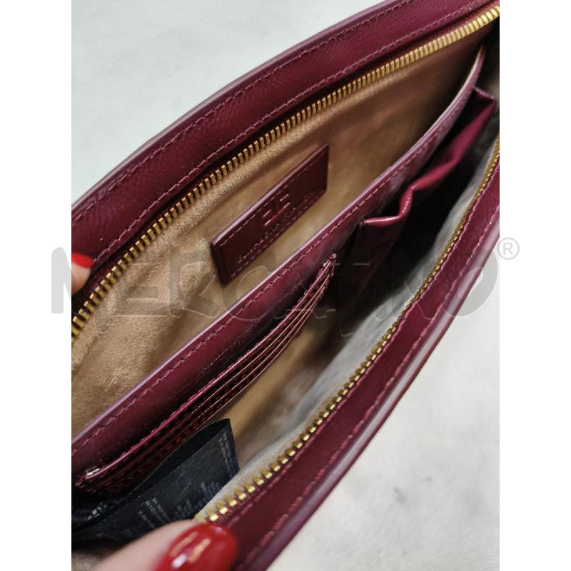 POCHETTE ELISABETTA FRANCHI VIOLA VERNICE ZIP DOR | Mercatino dell'Usato Roma talenti 4