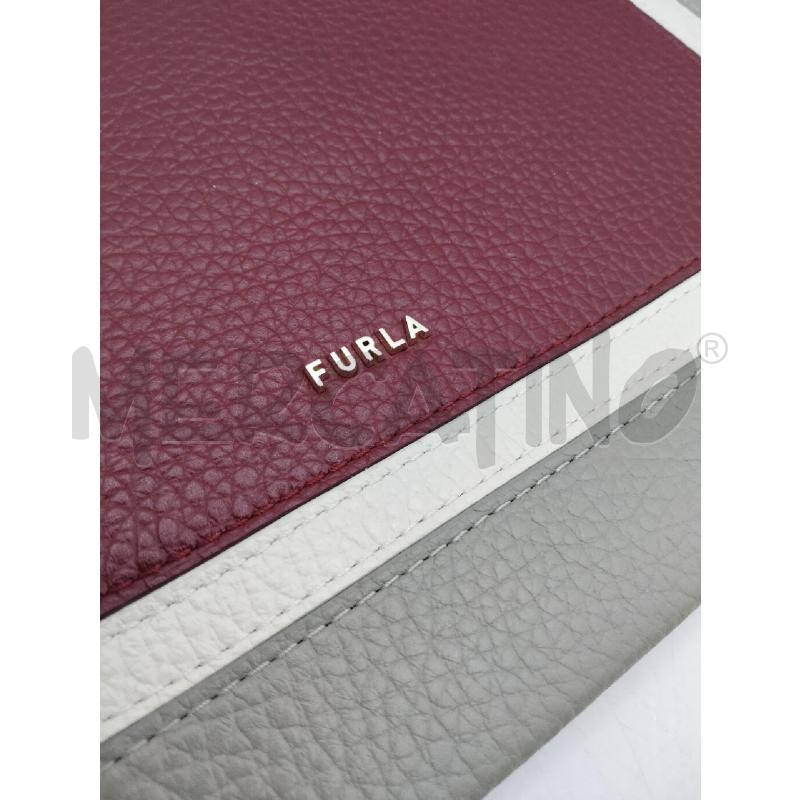 POCHETTE FURLA BUSTINA BORD GRIGIO  | Mercatino dell'Usato Roma talenti 2
