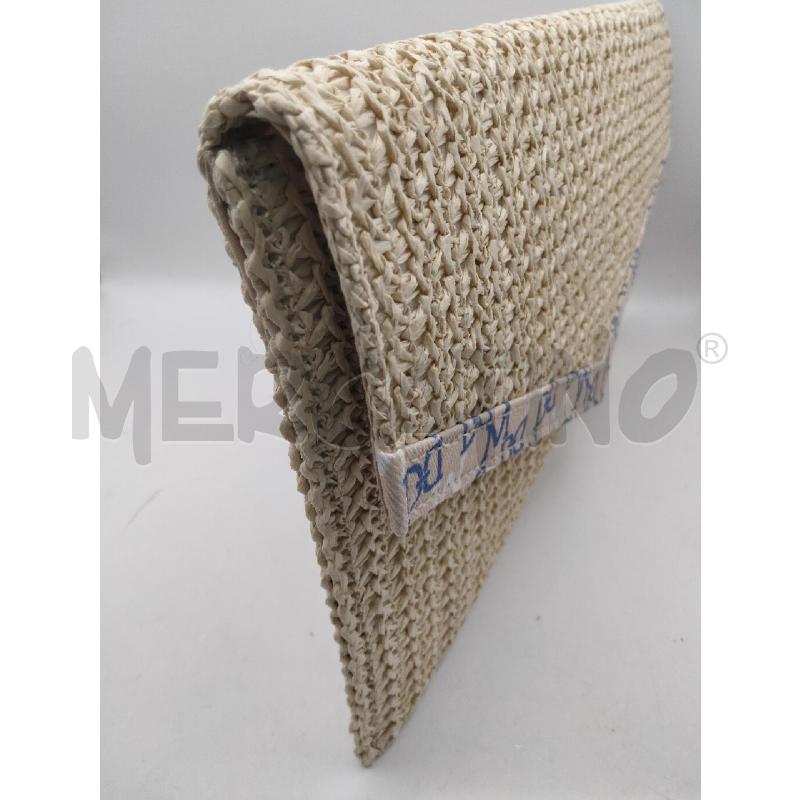 POCHETTE GUESS MARCIANO RAFFIA   | Mercatino dell'Usato Roma talenti 3