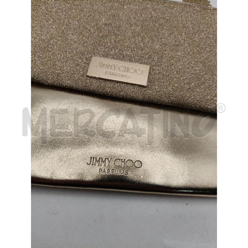 POCHETTE JIMMY CHOO PARFUMS ORO DOPPIA | Mercatino dell'Usato Roma talenti 3