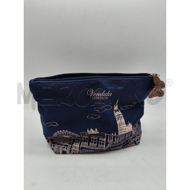 POCHETTE VENDULA BLU PAESAGGIO ROSA | Mercatino dell'Usato Roma talenti 2