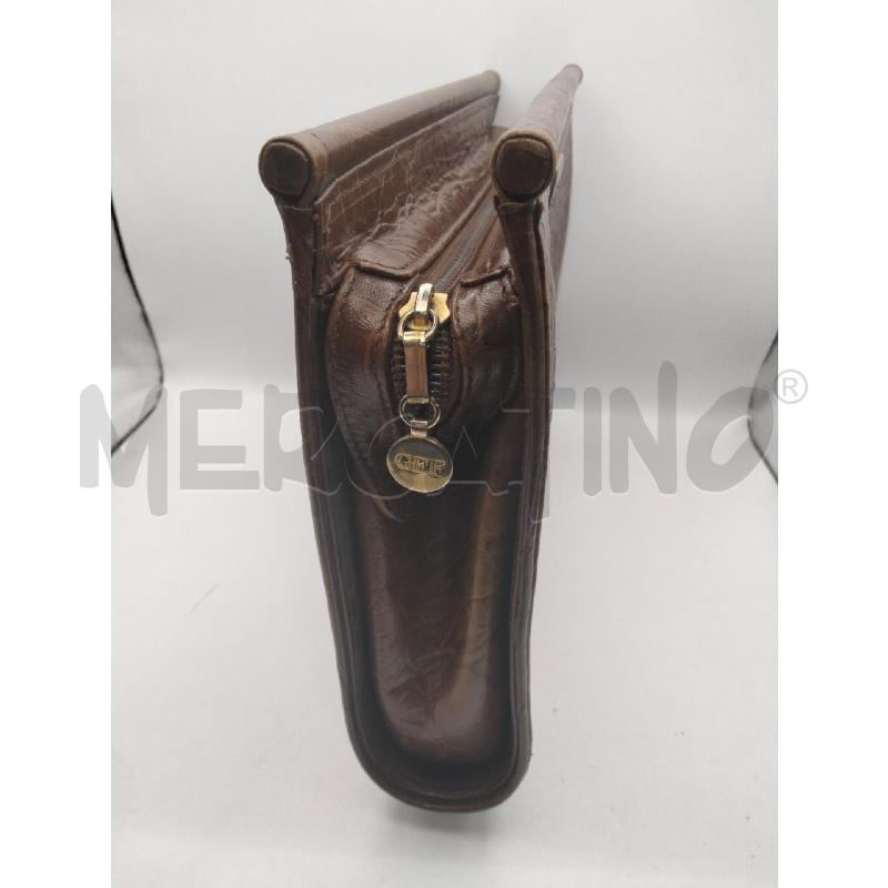 POCHETTE VINT FERRE COGNAC COCCO | Mercatino dell'Usato Roma talenti 2