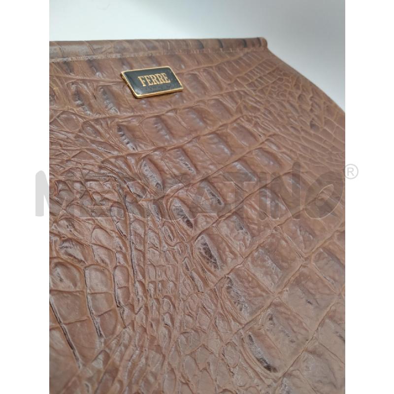 POCHETTE VINT FERRE COGNAC COCCO | Mercatino dell'Usato Roma talenti 3