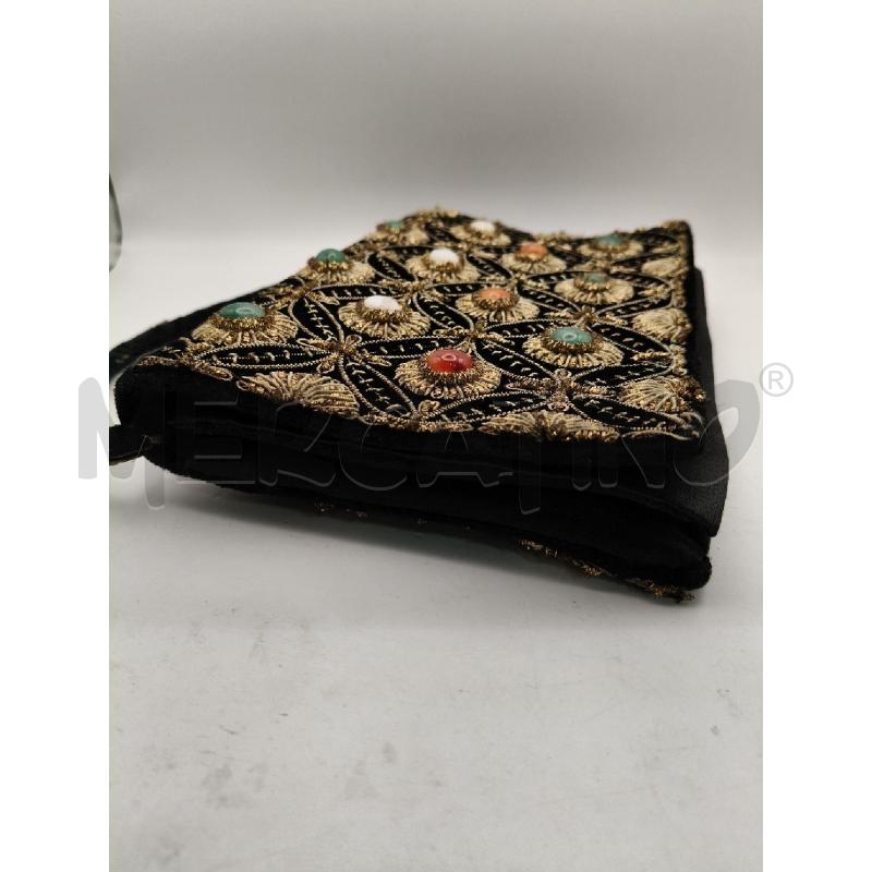 POCHETTE VINT NE DECO FILI DOR FIORI PIETRE COL | Mercatino dell'Usato Roma talenti 2