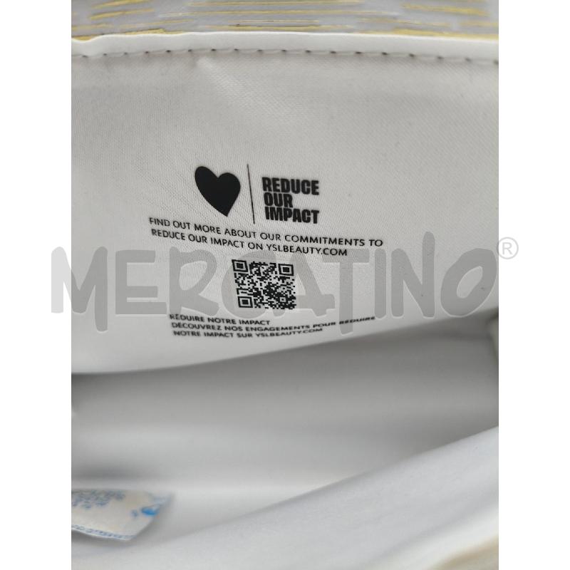 POCHETTE YSL BEAUTY BIA RIGHE DOR | Mercatino dell'Usato Roma talenti 2