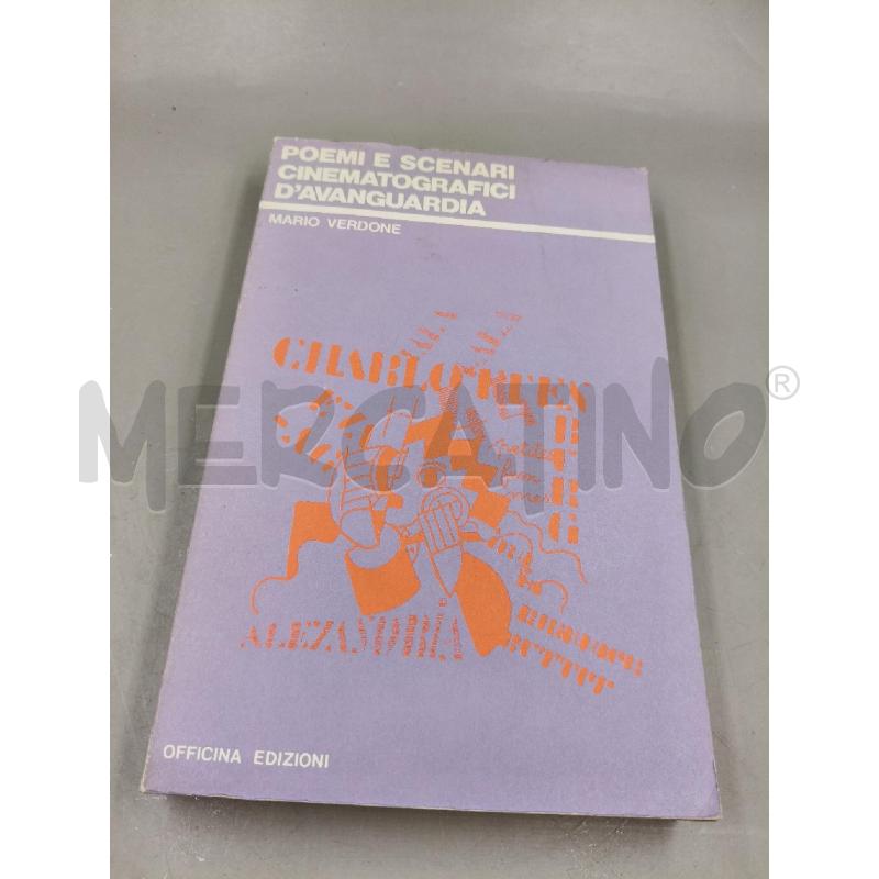 POEMI E SCENARI CINEMATOGRAFICI D'AVANGUARDIA | Mercatino dell'Usato Roma talenti 1