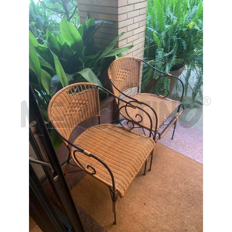 POLTRONA MET RATTAN | Mercatino dell'Usato Roma talenti 3