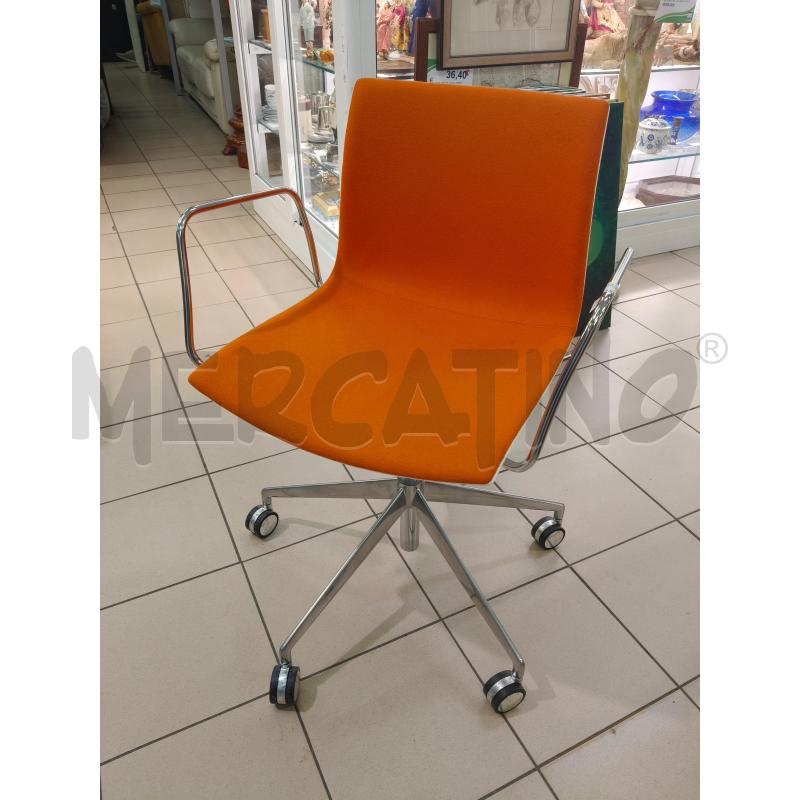 POLTRONA UFFICIO CROMO ARPER | Mercatino dell'Usato Roma talenti 1