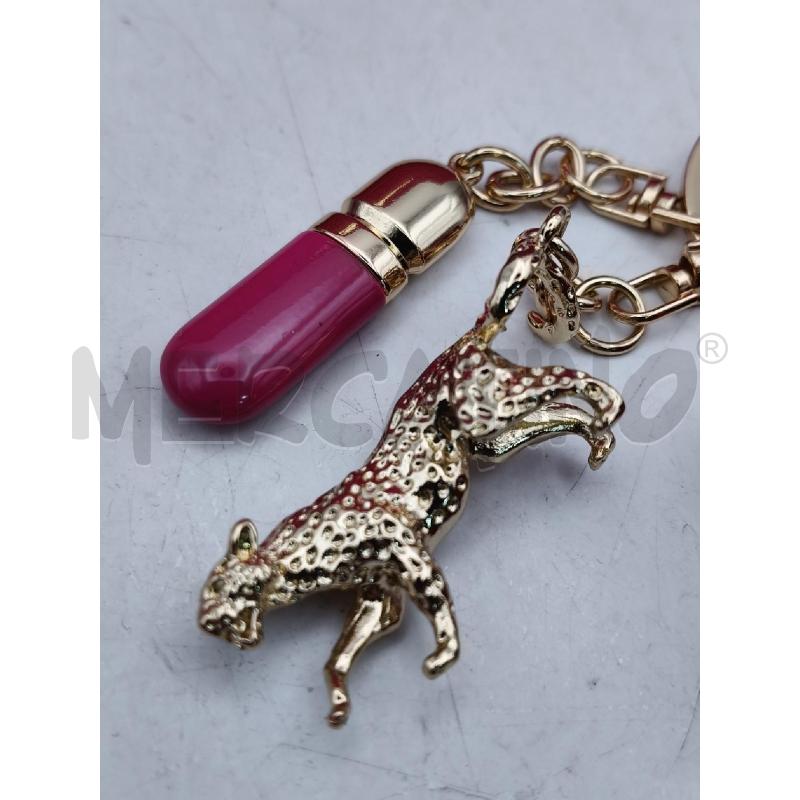 PORTACHIAVI CON PORTAPROFUMI JUST CAVALLI X KIKO LEOP FUCSIA   | Mercatino dell'Usato Roma talenti 2