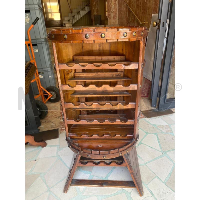 PORTA BOTTIGLIE BOTTE LEGNO  | Mercatino dell'Usato Roma talenti 1