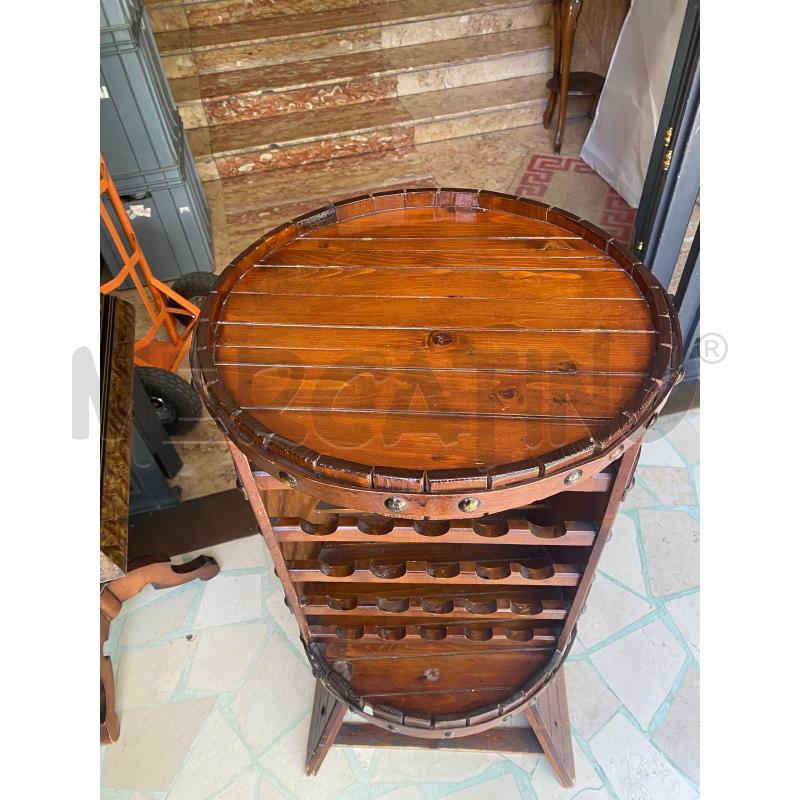 PORTA BOTTIGLIE BOTTE LEGNO  | Mercatino dell'Usato Roma talenti 2